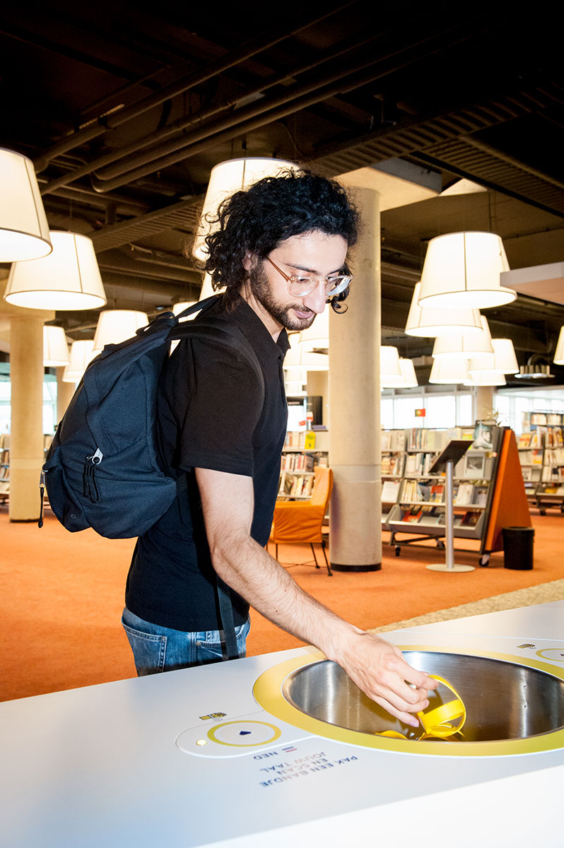 Erasmus Experience Bibliotheek Rotterdam interieurbouw Kloosterboer