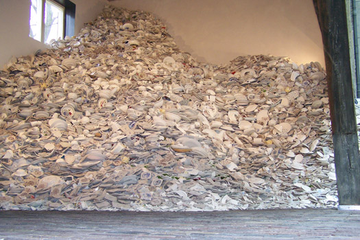 'Monument' Clare Twomey - Zuiderzeemuseum