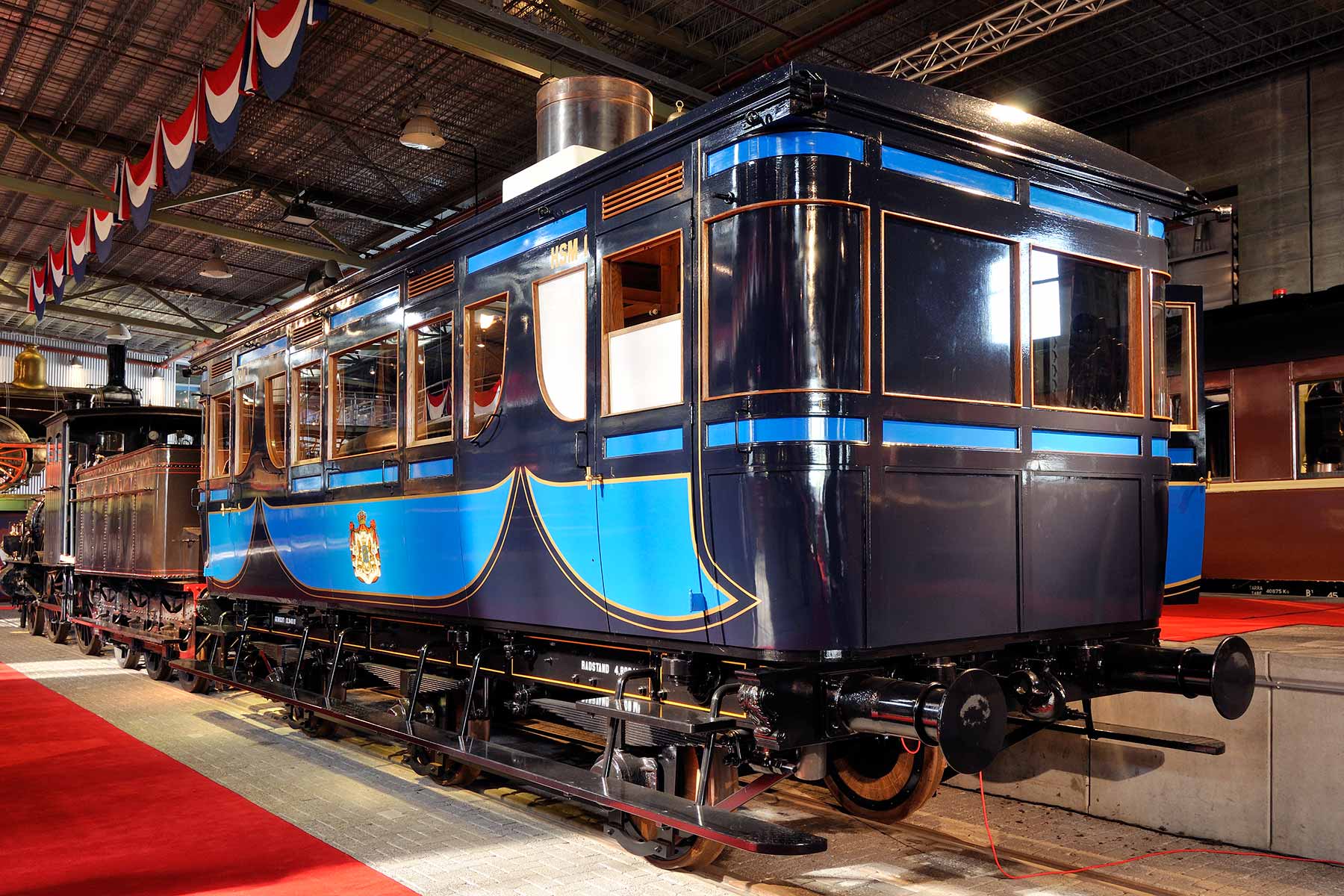 Replica Koninklijk Rijtuig Sr1 - Spoorwegmuseum