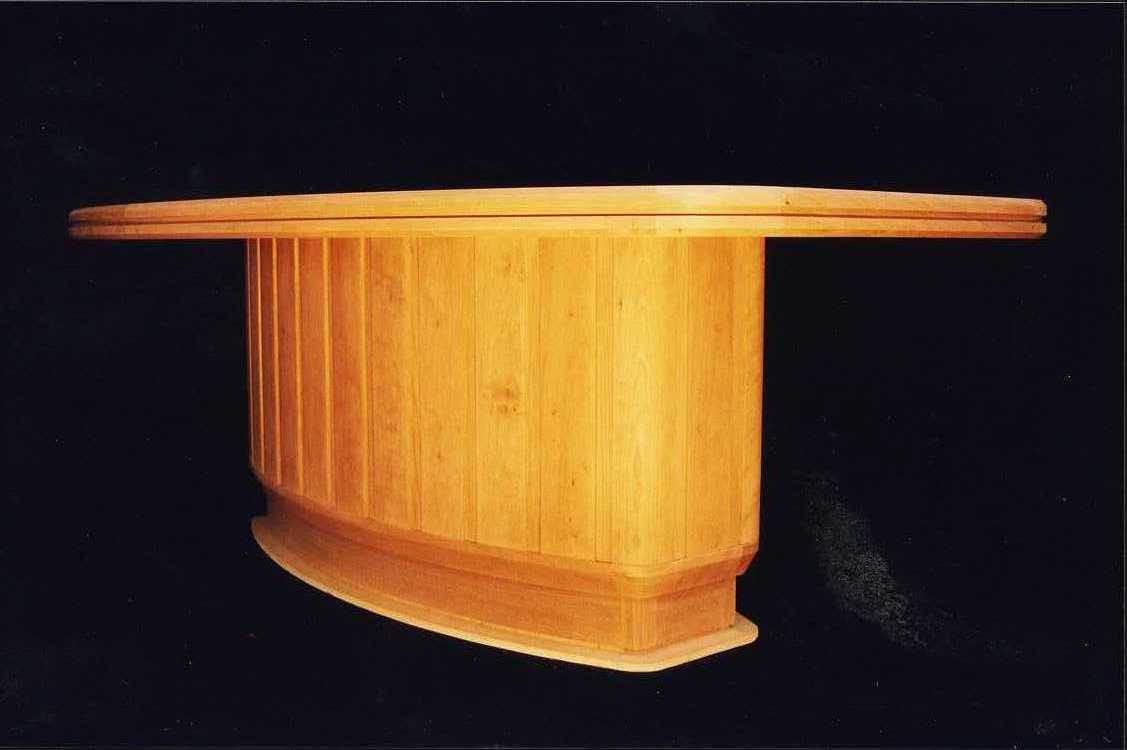 Tafel, combinatie van kersen en esdoorn.