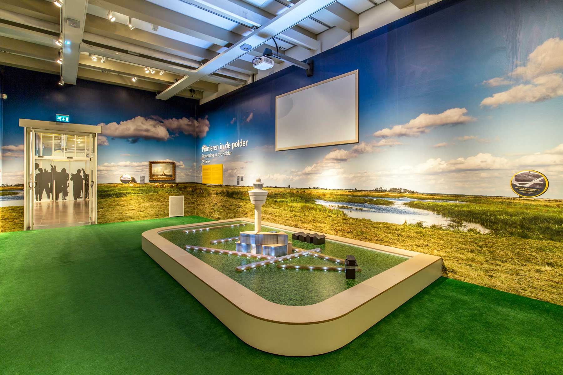 100 jaar Schiphol Amsterdam Museum Kloosterboer interieurbouw tentoonstellingsbouw NorthernLight