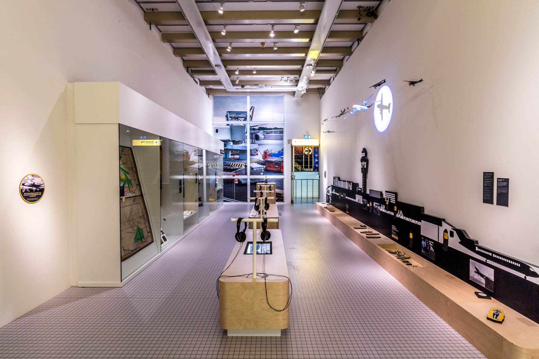100 jaar Schiphol Amsterdam Museum Kloosterboer interieurbouw tentoonstellingsbouw NorthernLight
