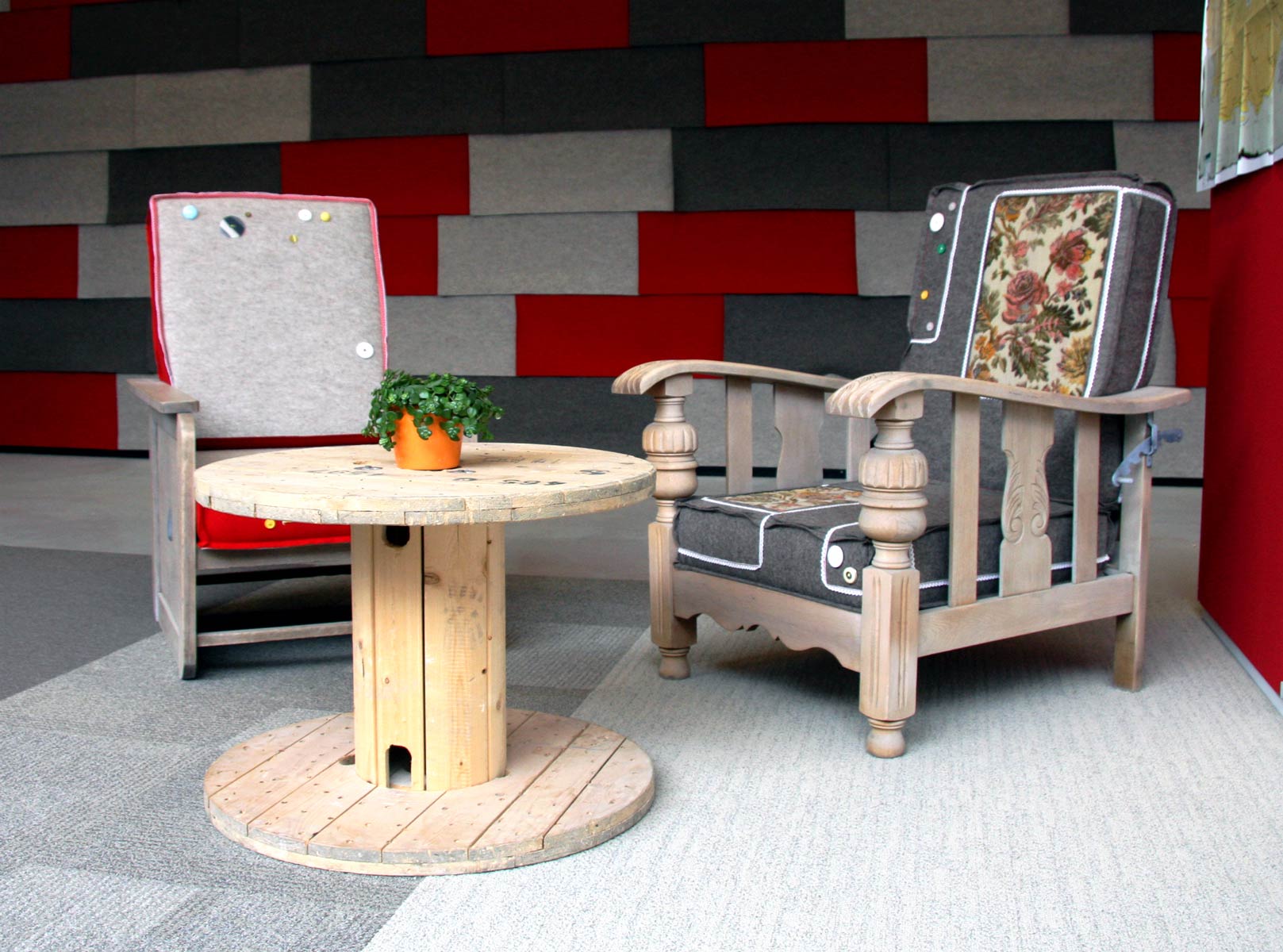 Kantoor interieur Stichting CliniClowns