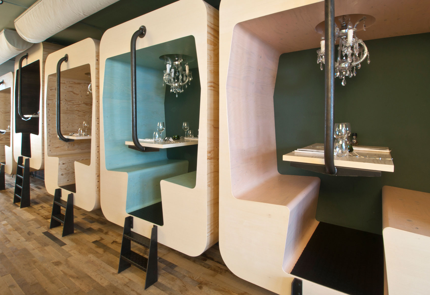 Interieur restaurant Fabbrica