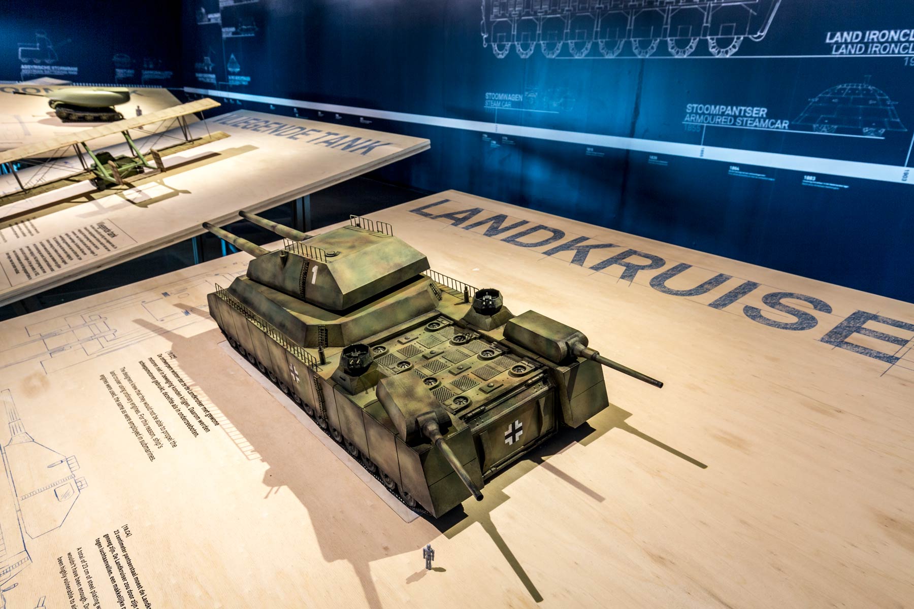 Tanks! Back to the future Nationaal Militair Museum modelbouw tentoonstellingsbouw Kloosterboer ATELIER Alkema