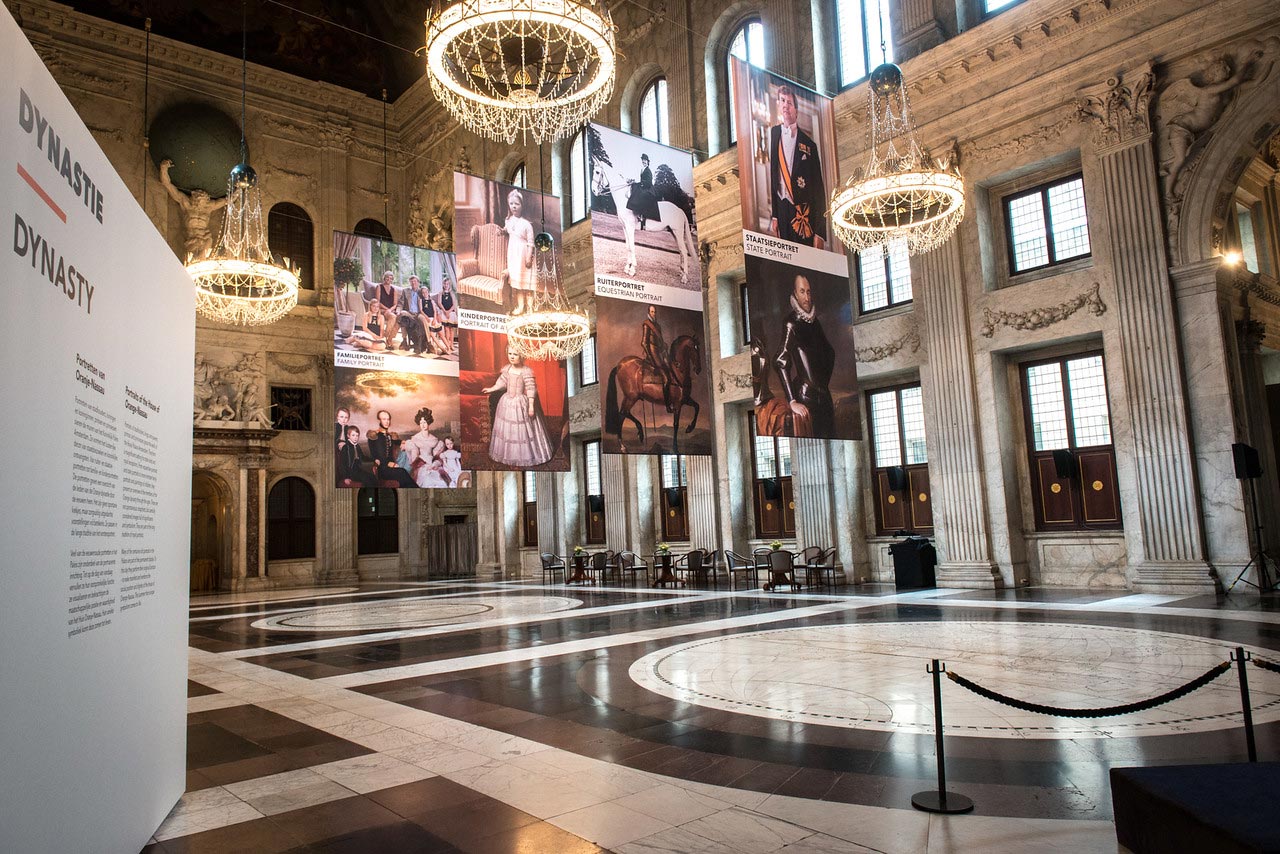 Tentoonstelling Dynastie - Portretten van Oranje-Nassau Koninklijk Paleis Amsterdam