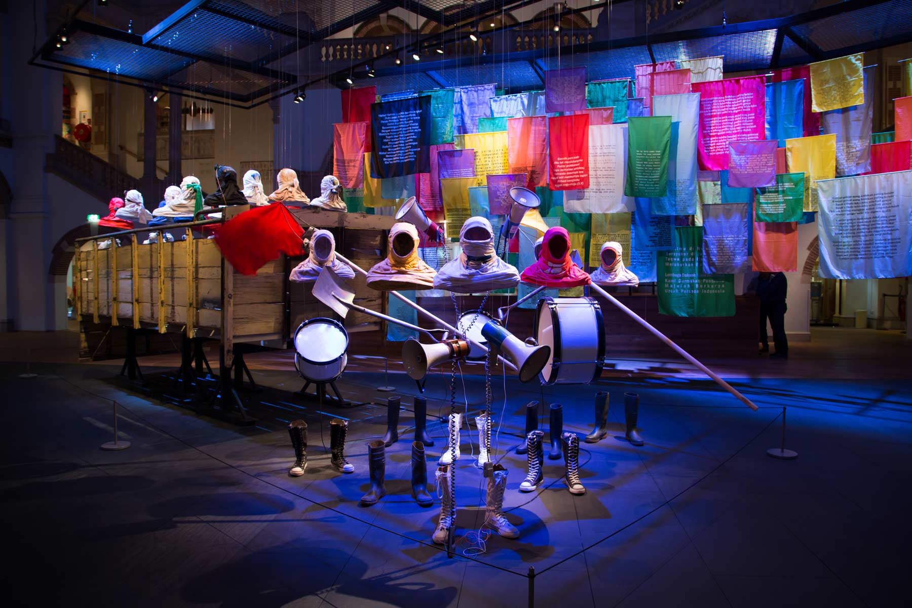 Kunstinstallatie Grand Parade Jompet - Tropenmuseum